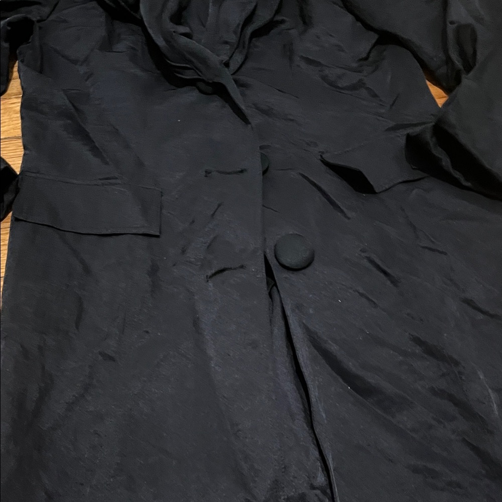 Vintage Women's Black Coat - Picture 6 of 6